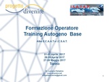 Corso operatore di training autogeno di base Corso operatore di training autogeno di base