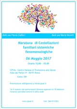 Maratona costellazioni familiari sistemiche fenomenologiche Maratona costellazioni familiari sistemiche fenomenologiche