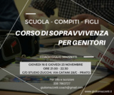"Scuola, compiti, figli. Corso di sopravvivenza per genitori" "Scuola, compiti, figli. Corso di sopravvivenza per genitori"