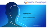 Workshop Coaching Professionale Workshop Coaching Professionale